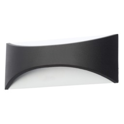 Draco Outdoor LED 12 Watt Wall Light, Black