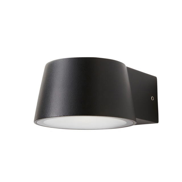 Silas Outdoor LED Wall Light, Black - image 1