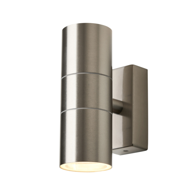 Jared Outdoor Up and Down Wall Light, Stainless Steel - image 1