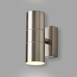 Jared Outdoor Up and Down Wall Light, Stainless Steel - thumbnail 4