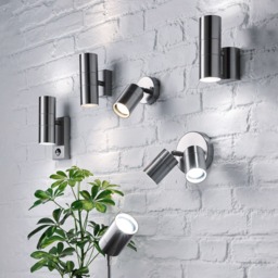 Jared Outdoor Up and Down Wall Light, Stainless Steel - thumbnail 8
