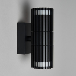 Zeb Outdoor Up and Down Wall Light, Black - thumbnail 5