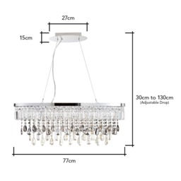 Jennifer Diner Ceiling Pendant, Chrome - thumbnail 8