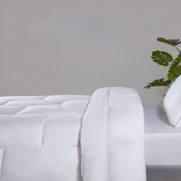 12 Tog Bamboo Double Duvet, White - thumbnail 4