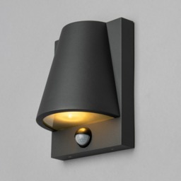 Wilbur Outdoor Wall Light with PIR Sensor, Anthracite - thumbnail 4