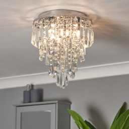 Bresna 3 Light Medium Flush, Chrome - thumbnail 3