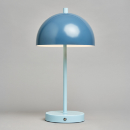 Alesia Rechargeable Mushroom Table Lamp, Blue - thumbnail 5