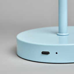Alesia Rechargeable Mushroom Table Lamp, Blue - thumbnail 8