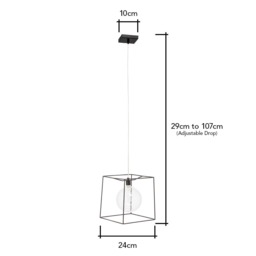 Bodhi Ceiling Pendant, Black - thumbnail 9