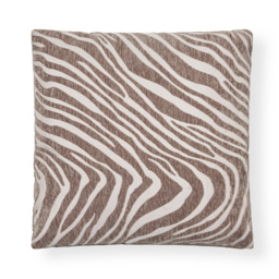 Zebra Print Cushion, Natural - thumbnail 3