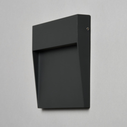 Zak Outdoor LED 16cm Square Wall Light, Anthracite - thumbnail 5