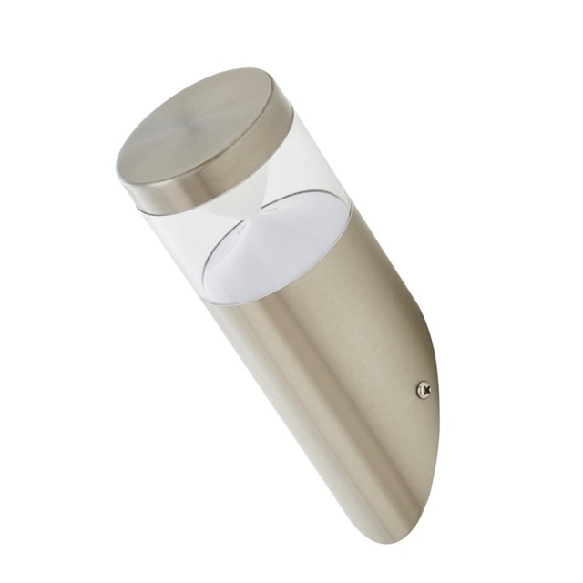 Asher Angled Outdoor Wall Light, Stainless Steel - image 1