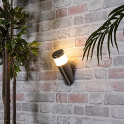 Asher Angled Outdoor Wall Light, Stainless Steel - thumbnail 7