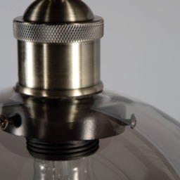 Carter Industrial Flush Ceiling Light, Bronze - thumbnail 6