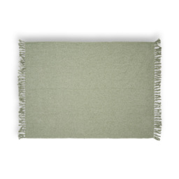 Cross Weave Throw, Sage Green - thumbnail 4