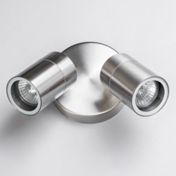 Jared Twin Outdoor Wall Light, Stainless Steel - thumbnail 5