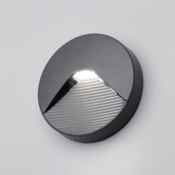 Burray LED Round Surface Brick Wall Light, Anthracite - thumbnail 4