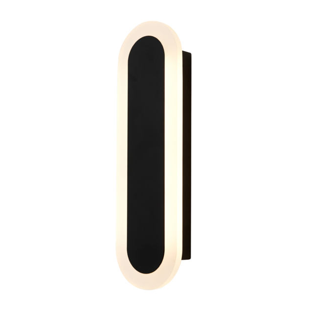 Ste 10 Watt Outdoor CCT Linear Wall Light, Black - image 1