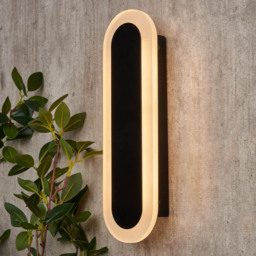 Ste 10 Watt Outdoor CCT Linear Wall Light, Black - thumbnail 3