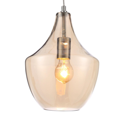 Jena Glass Ceiling Pendant, Champagne - thumbnail 1