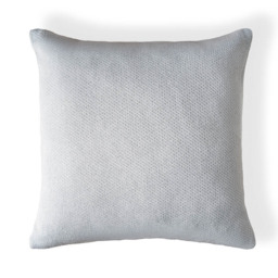 Snow Fleece Cushion, Silver - thumbnail 3