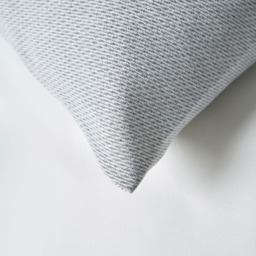 Snow Fleece Cushion, Silver - thumbnail 4