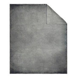 Microfleece Jumbo Throw, Charcoal - thumbnail 3