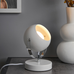 Rowan Eyeball Table Lamp, White - thumbnail 3