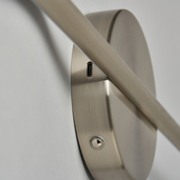 Rosanna Rechargeable Wall Light, Nickel - thumbnail 6
