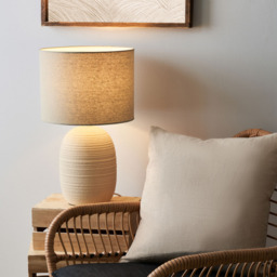 Heath Ceramic Beehive Table Lamp, Cream - thumbnail 6