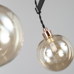 Juniper 3 Light Ceiling Pendant, Copper and Black - thumbnail 6