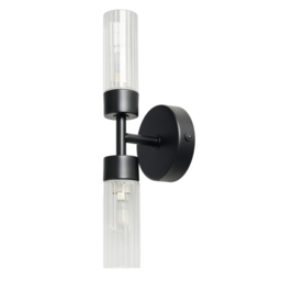 Kier Bathroom Wall Light, Black - thumbnail 7