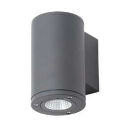 Taylor Up or Down IP54 Outdoor Wall Light, Anthracite - thumbnail 1