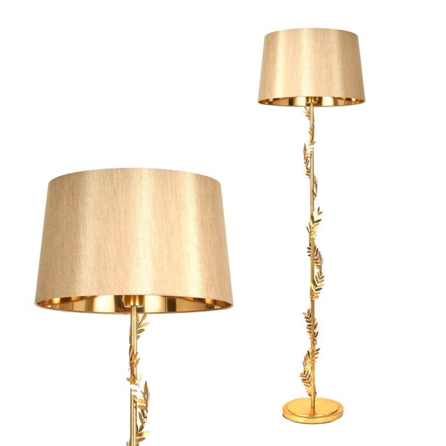 Brookby Stem Floor Lamp, Satin Brass - image 1