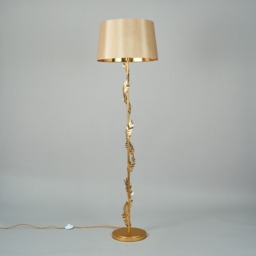 Brookby Stem Floor Lamp, Satin Brass - thumbnail 5