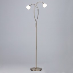 Soni Floor Lamp, Antique Brass - thumbnail 6