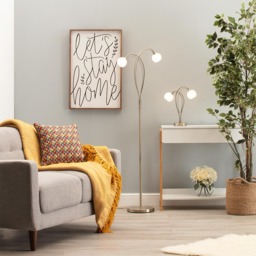 Soni Floor Lamp, Antique Brass - thumbnail 9
