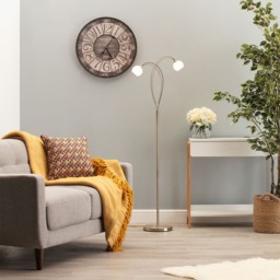 Soni Floor Lamp, Antique Brass - thumbnail 4