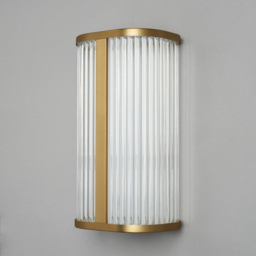 Amie Bathroom LED CCT Wall Light, Satin Brass - thumbnail 5