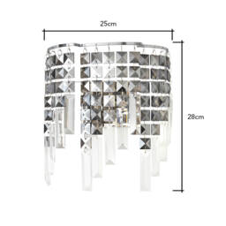 Esme Wall Light, Chrome - thumbnail 7