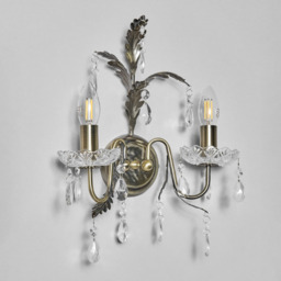 Paisley Wall Light, Antique Brass - thumbnail 5