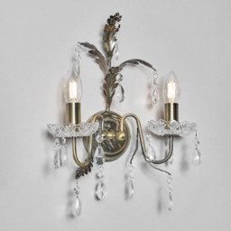 Paisley Wall Light, Antique Brass - thumbnail 4