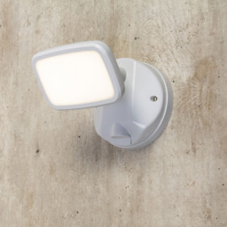 Wilson Single 10 Watt LED Outdoor Flood Light, White - thumbnail 7