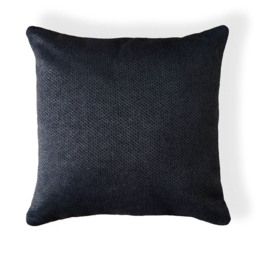 Snow Fleece Cushion, Charcoal - thumbnail 3