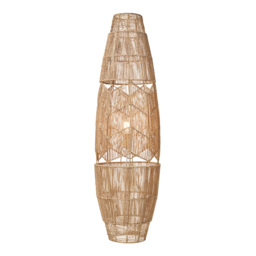 Jute String Floor Lamp, Natural
