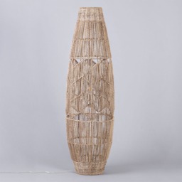 Jute String Floor Lamp, Natural - thumbnail 5