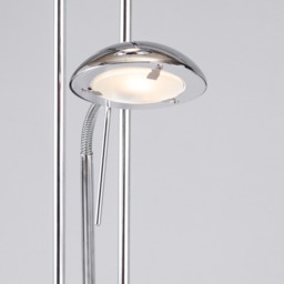 Mother and Child Floor Lamp, Chrome - thumbnail 6