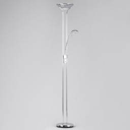 Mother and Child Floor Lamp, Chrome - thumbnail 5