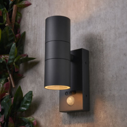 Jared Outdoor Wall Light with PIR Sensor, Anthracite - thumbnail 3