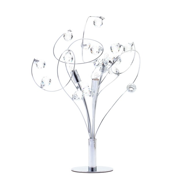 Lila Table Lamp, Chrome - image 1